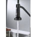 Смеситель для кухни с гибким изливом Shevanik S963H, черный