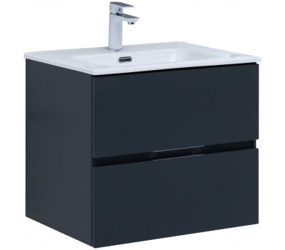 Тумба с раковиной Aquanet Алвита new 120 4 ящ. цв. антрацит 00306297 Тумба с раковиной Aquanet Алвита new 120 4 ящ. цв. антрацит 00306297