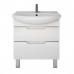 Тумба под раковину подвесная/напольная Dreja Laguna Plus 75 см, белый