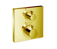 Термостат смеситель для душа Hansgrohe Ecostat  15714990 Золото 