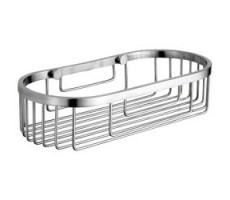 Мыльница в сеточку овальная 60х250х115 mm  NOFER 09064.S 