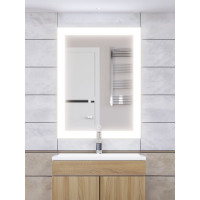 Зеркало для ванной с подсветкой Uperwood Barsa 60х80 см, сенсор/антизапотевание 2920205443 