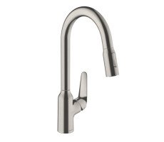Смеситель для кухни Hansgrohe Focus 71800800 нержавейка Смеситель для кухни Hansgrohe Focus 71800800 нержавейка