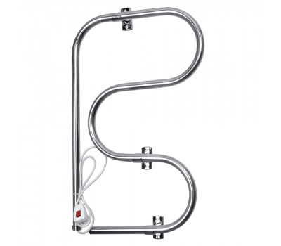 Полотенцесушитель элктрический Domoterm E-образный DMT 104-25 44x70 EK L Хром 