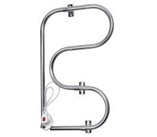 Полотенцесушитель элктрический Domoterm E-образный DMT 104-25 44x70 EK L Хром 