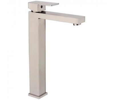 Смеситель для раковины высокий Grocenberg GB3008NK, никель 