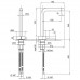 Смеситель для раковины Fantini AF/21 27 P5 A006WF Gun metal Смеситель для раковины Fantini AF/21 27 P5 A006WF Gun metal