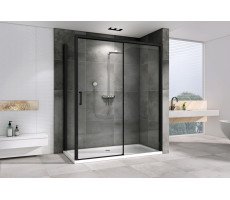 Душевой уголок ABBER Komfort AG93150B-S92B черный матовый 