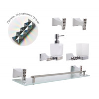 Набор аксессуаров для ванной комнаты ГРАНИ 400900 хром Bronze de Luxe 