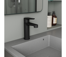 Смеситель для раковины D&K Bayern.München черный DA1562105 черный матовый Смеситель для раковины D&K Bayern.München черный DA1562105 черный матовый