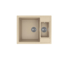 Кухонная мойка Florentina ЛИПСИ 20.465.D0620.104, бежевый 