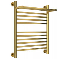 Полотенцесушитель Сунержа Богема + с 1 полкой шгв 550*213*662 диагональное/цвет-золото 03-0223-6050 
