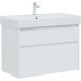 Тумба с раковиной Aquanet Nova Lite 85 2 ящ. (SLIM SYNERGY) цв.бел. глянец 00274179 Тумба с раковиной Aquanet Nova Lite 85 2 ящ. (SLIM SYNERGY) цв.бел. глянец 00274179