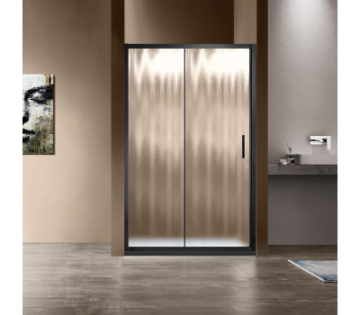Душевая дверь Vincea Garda VDS-1G120CHB, 1200, черный, стекло шиншилла 