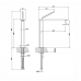 Смеситель для раковины GESSI iSpa 41003#031 Хром 