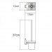Щетка для унитаза WasserKRAFT Abens K-3200 3227 черный матовый 