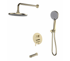 Душевая система скрытого монтажа со смесителем Sochi Gold 7in1SCGold ESKO 