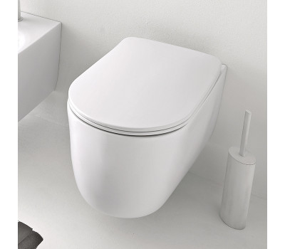 Подвесной унитаз Kerasan Nolita 531430 цвет белый матовый Подвесной унитаз Kerasan Nolita 531430 цвет белый матовый