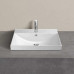 Тумба-умывальник Comforty Дублин-75 белый глянец с раковиной Comforty 8057 