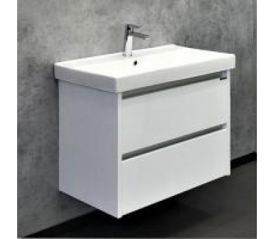 Тумба-умывальник Comforty Дублин-75 белый глянец с раковиной Comforty 8057 00004137103 