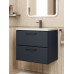 Тумба c раковиной Uperwood Foster NEW 60 см, подвесная, черная KFosterNEW60b 