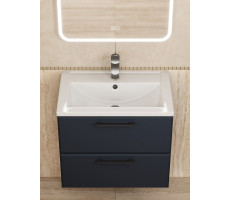 Тумба c раковиной Uperwood Foster NEW 60 см, подвесная, черная KFosterNEW60b Тумба c раковиной Uperwood Foster NEW 60 см, подвесная, черная KFosterNEW60b