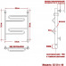 Полотенцесушитель Электрический Ника CURVE ЛZ 50/40 правый тэн хром Полотенцесушитель Электрический Ника CURVE ЛZ 50/40 правый тэн хром