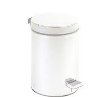 Ведро из нерж. стали белое 12 л. с педалью 09100.12.W, шт NOFER 09100.12.W Ведро из нерж. стали белое 12 л. с педалью 09100.12.W, шт NOFER 09100.12.W