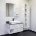 Тумба-умывальник Comforty Прага-90 (00-00014425CF) дуб белый с графитовой столешницей, с раковиной COMFORTY 78189