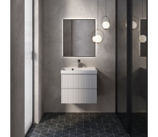 Тумба под умывальник AQUAme AQM900160WH Белый глянец 