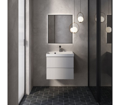 Тумба под умывальник AQUAme AQM900160WH Белый глянец 