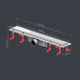 Трап для душа линейный, универсальный затвор Tile, 60 см AM.PM PrimeFlow W02SC-U11-060-04SB Хром 