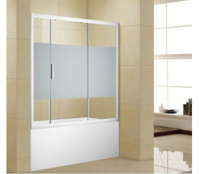 Шторка на ванну Aquanet Practic AE10-B-180H150U-CP, прозрачное стекло 