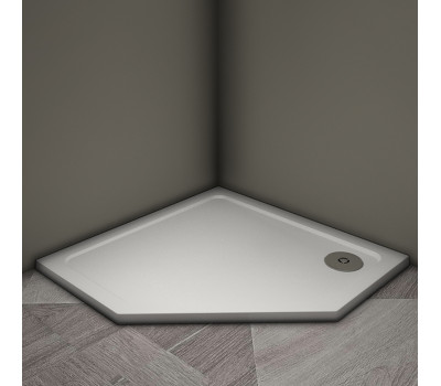 Душевой поддон Veconi Tezeo stone TZ-12, 1000x1000x30, искусственный камень, белый TZ12-100T-01-19C3 