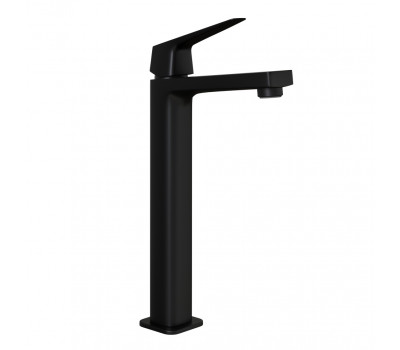 Смеситель для раковины PAINI Bari без донного клапана, высокий, черный (YO) RTYO205LL 