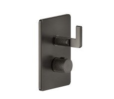 Термостат смеситель для душа GESSI Inciso 58132#299 Черный матовый Термостат смеситель для душа GESSI Inciso 58132#299 Черный матовый