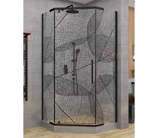 Душевой уголок AvaCan PB 90 черный 