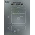 Раковина Gid N9257 51217 накладная ,белая 