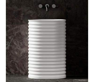 Раковина отдельностоящая ABBER Stein AS2550 белая матовая  Раковина отдельностоящая ABBER Stein AS2550 белая матовая