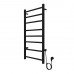 Полотенцесушитель электрический AZARIO PARMA 400/800 8 секций, диммер справа, черный AZ10848B 