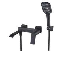 Смеситель для ванны Shevanik S4102H, черный