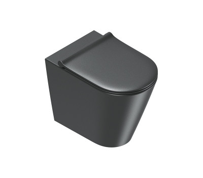 Подвесной унитаз Catalano Zero 114550022 черный матовый 