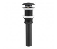 Донный клапан Gid G-54BL без перелива Черный глянцевый 