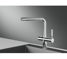 Смеситель для кухни GRANULA 2088, ХРОМ 