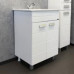 Тумба-умывальник Comforty Модена 60М белая с раковиной Quadro 60 