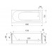 Гидромассажная ванна Royal Bath  TUDOR STANDART 170x75x60