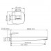 Излив WasserKRAFT Nuthe 9100 A315 черный матовый 