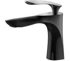 Смеситель для раковины Grocenberg GB2001BC, черный/хром 