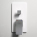 Смеситель для ванны и душа WasserKRAFT Aller 1060 WHITE 10641W белый матовый/хром 