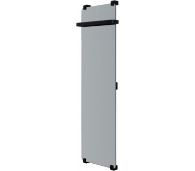 Полотенцесушитель электрический Allen Brau Infinity 140x44 с рейлингом, черный браш 